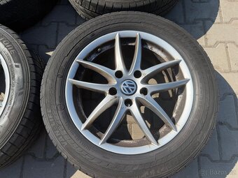 4x al kola 5x120 17 + pneu letní 215/60 R17C - 5