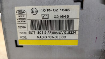 ORIGINÁLNÍ AUTORÁDIO FORD MONDEO MK3 - 5