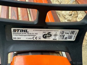 Prodám Stihl MS 261 + 18” lišta - 5