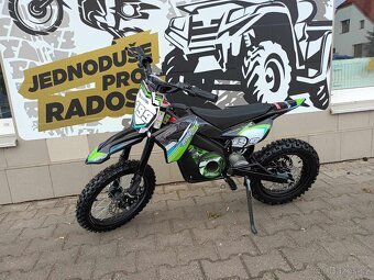 Pitbike Leramotors Rocket 1600W 14x12 zelená - 5