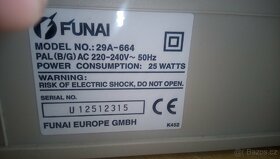 Prodám TV HYUNDAI+VCR FUNAI+SLUCHÁTKA SONY - 5