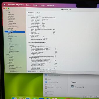 ZÁNOVNÍ APPLE MACBOOK AIR 13” M2/8GB RAM/256GB,BATERIE 100% - 5