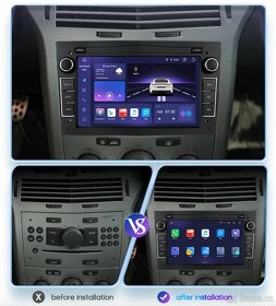 2GB Nové Android Autorádio Opel CarPlay, Astra, Vectra,Corsa - 5