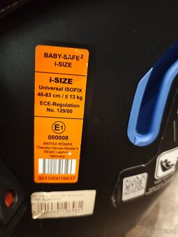 Autosedačka Britax Römer Baby Safe 2 bez základny - 5