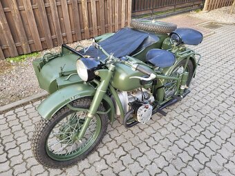 Dněpr,Ural M72 se side zrenovovaný - 5