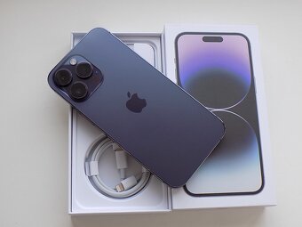 APPLE iPhone 14 Pro MAX 128GB Deep Purple - ZÁRUKA -TOP STAV - 5