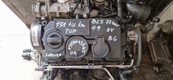 vw škoda motor BLS 1x 120tis km rv 2010, 1x 168tis km - - 5