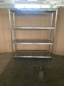 Nerezový regál 4 policový 150x50x180cm - 5