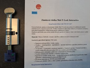 Bezpečnostní vložka MTL 70, klíč/oliva, bezp. tř. 4 - levně - 5