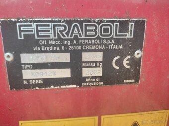 Lis na kulaté balíky Feraboli Sprinter 165Vario - 5