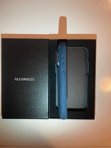 Alcantarové pouzdro pro iPhone 15 pro,modré - 5