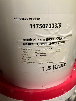 Maxit silco A9030 silikonová omítka odstín muskat5580 - 5