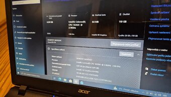 Acer Aspire E15 Nová baterie, SSD - 5