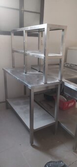 Nerezový stůl na výdej/příjem - 5