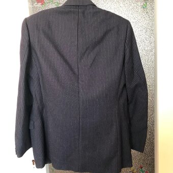 Pánský vlněný oblek vel. 50 - 5