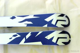 Dětské freestyle lyže K2 119 cm, jádro DŘEVO, naservisované - 5