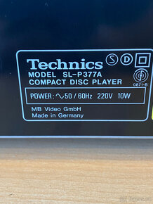 Technics MODEL SL-P377A - 5