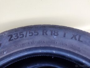 Prodám sadu letních pneumatik Continental 235/55/18 T XL - 5