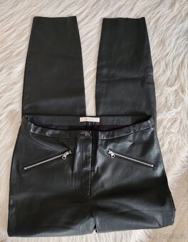 Koženkové kalhoty - XL - 5
