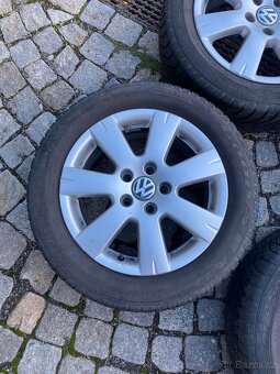VW Alu kola 5x112 205/55 R16 celoroční pneu - 5