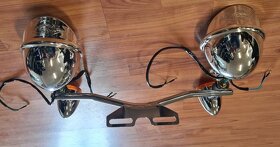 LED světelná rampa + blinkry, Chooper, Caffe Racer - 5