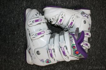 dívcí lyže tecno 120 cm , lyžáky - 5