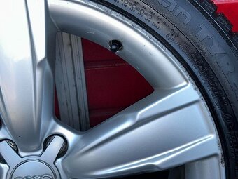 Original ALU kola Audi 18\" 8J ET26 + zimní pneu 245/45/R1 - 5