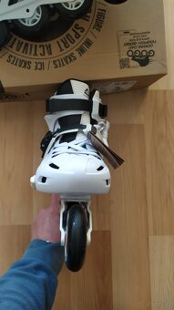 Kolečkové brusle Tempish S.R.PRO bílé vel.45 NOVÉ - 5