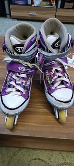 Rostoucí kolečkové/zimní brusle vel. 33 - 36 - 5