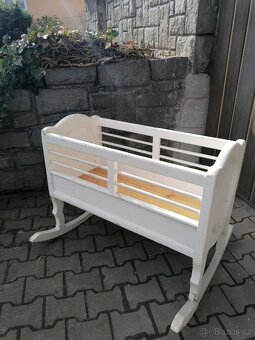 Kolébka bílá pro miminko - 5