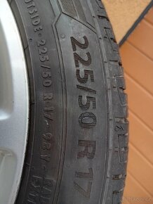 Alu.kola škoda R 17 5×112  7j .et 54 etni pneu - 5