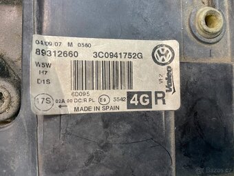 Pravý přední BI-xenon VW Passat B6 3C natáčecí - 5