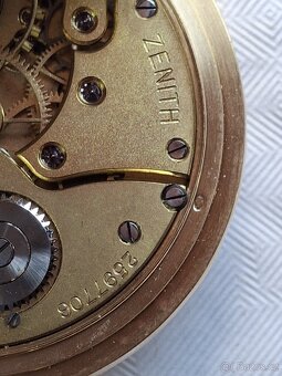 Starožitné kapesní hodinky Zenith 18K - 5