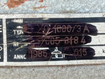 Ohýbačka plechů XO 1000/3 - 5