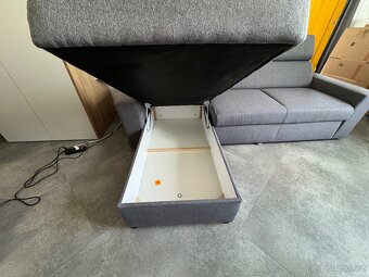 Sedačka - šedá - 5