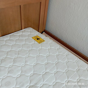 Starožitná postel s polohovatelným roštem+matrace (postel 1) - 5