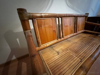 Bambusový set (Stůl a sedačky) - 5