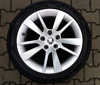 Alu kola originál Škoda Octavia III 5x112 R17 Trius - 5