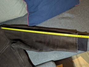 Hnědá kožená bunda Brixton Foster Skipper L - 5