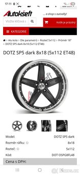 Alu R-18 5x112 DOTZ SP5 - 5