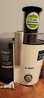 Odšťavňovač značky Bosch na ovoce a zeleninu. - 5