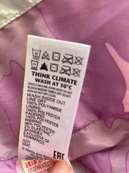 Dívčí zimní bunda dlouhá - Marks & Spencer vel. 158 - 5