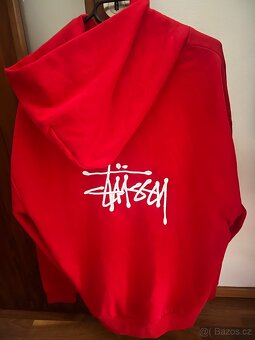 Červená mikina Stüssy - 5