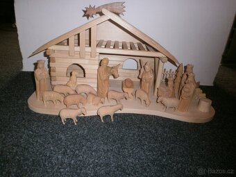 krásný betlém ze dřeva 14a7 - 5