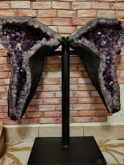 Ametyst motýlí křídla geoda - 5