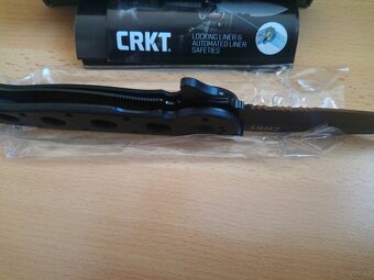 Taktický zatvárací nôž CRKT M16-04ZLEK Tanto Blackout (nový) - 5