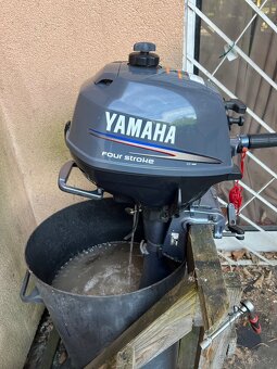 Lodni motor Yamaha 2.5hp 4t, kratka noha, top stav - 5