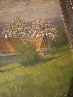 Obraz J. Šídlovský - chalupy - 5