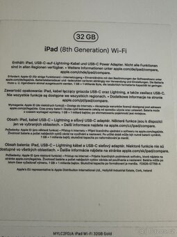 Apple Ipad 8 2020 32GB Wifi zlatý - 5