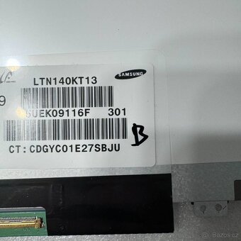 Predám obrazovku do notebooku 14"LED SLIM display 30pin B, - 5